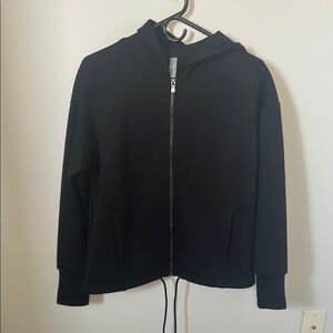 Black Zip-Up Hoodie
